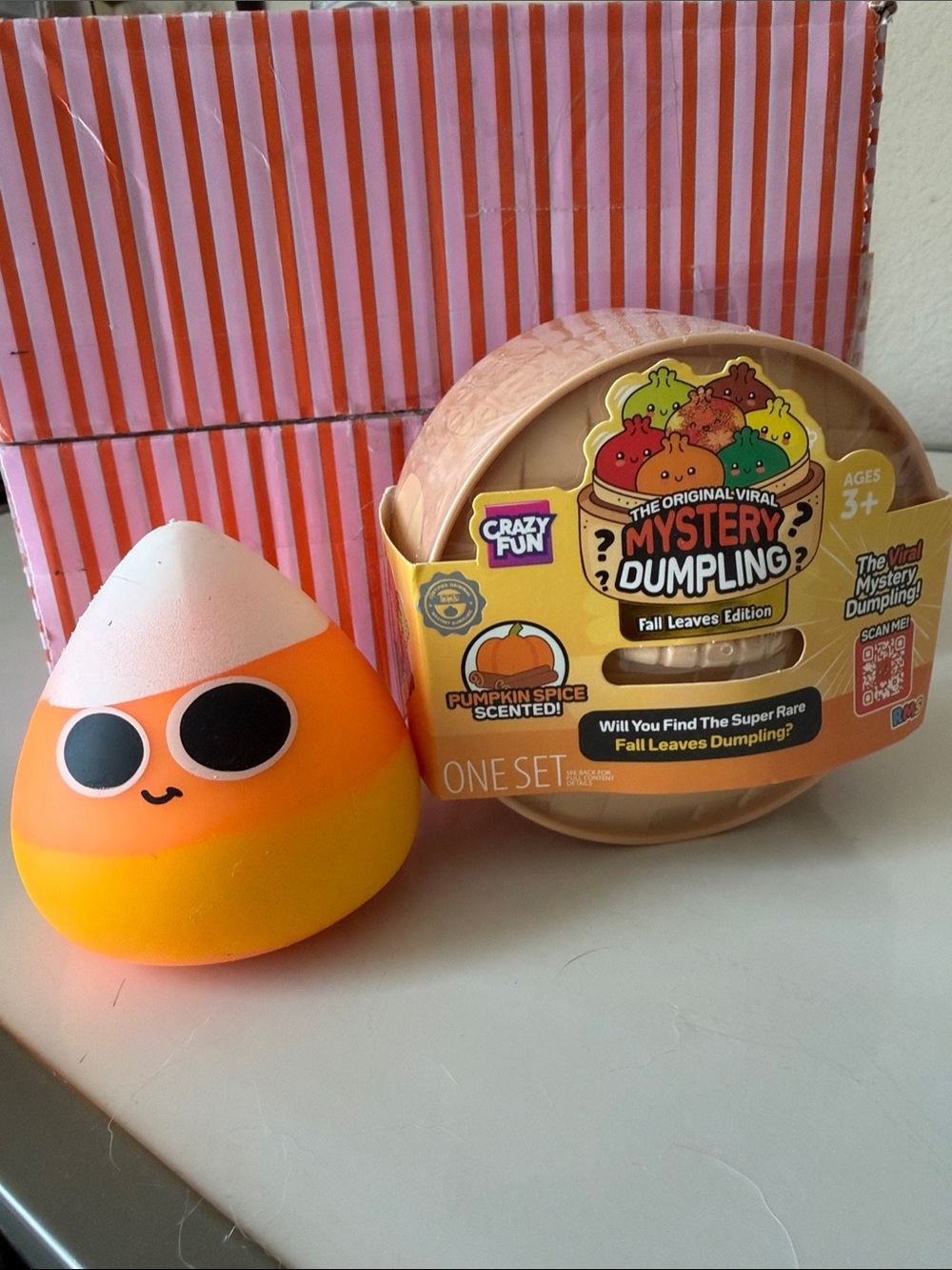 πππRMS Mystery Dumpling-Pumpkin Spice Scented, Candy Corn Kids Squishyπππ